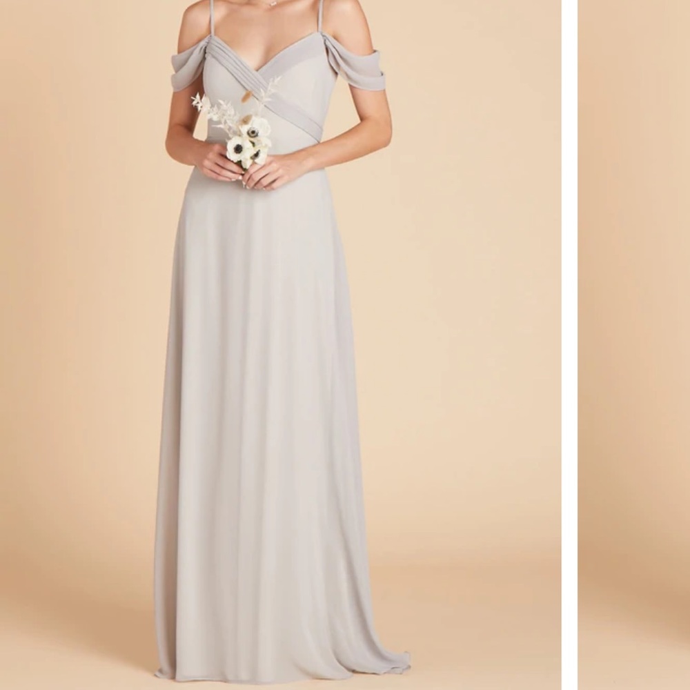 Birdy Grey SPENCE CONVERTIBLE DRESS Chiffon Dove Grey